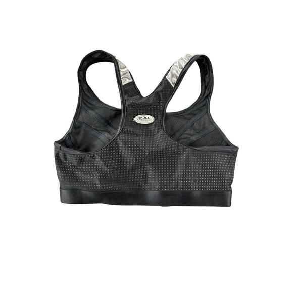 NWT Shock Absorber Black Medium Support Adjustable Bra Top Women's Size 34C - Picture 5 of 6